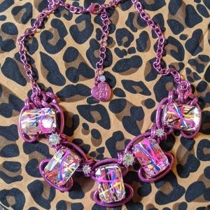 Betsey Johnson Harlem Shuffle Graffiti Necklace